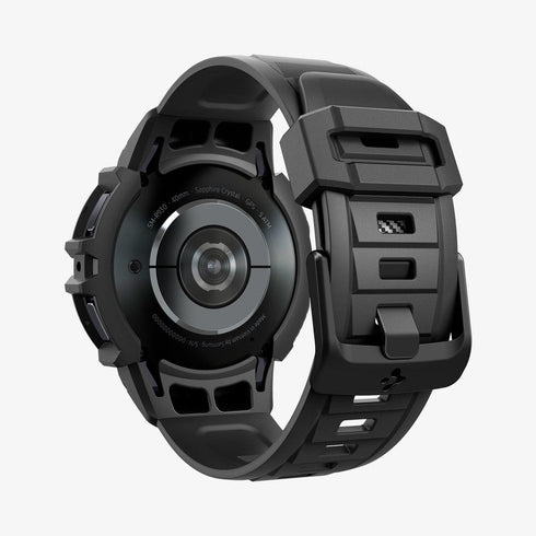 ACS06488 - Galaxy Watch 6 Classic (47mm) Case Rugged Armor Pro in black showing the front